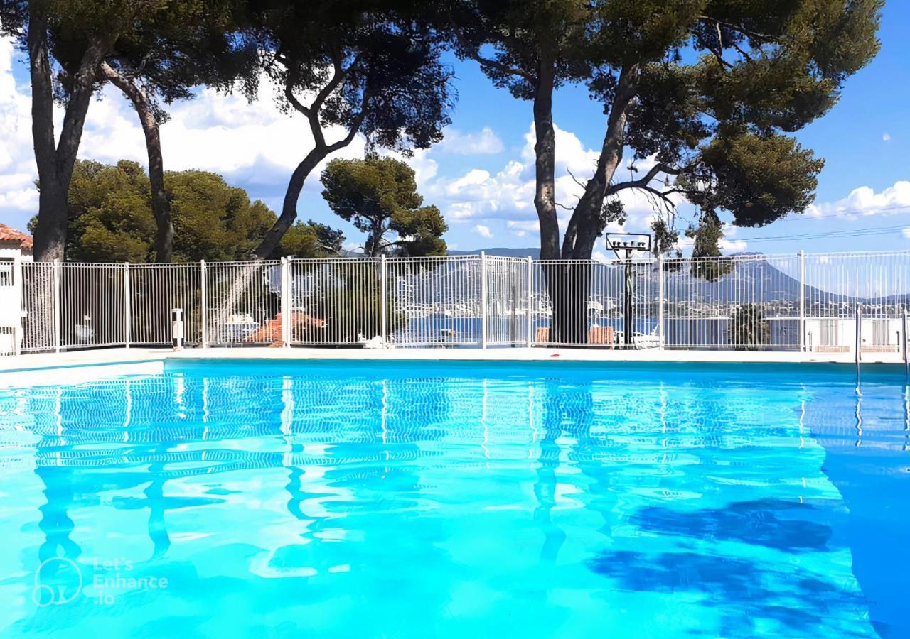 T1 Avec Piscine A 300M Des Plages Pour 4 Personnes - Residence Saint Elme ラ・セーヌ・シュル・メール エクステリア 写真